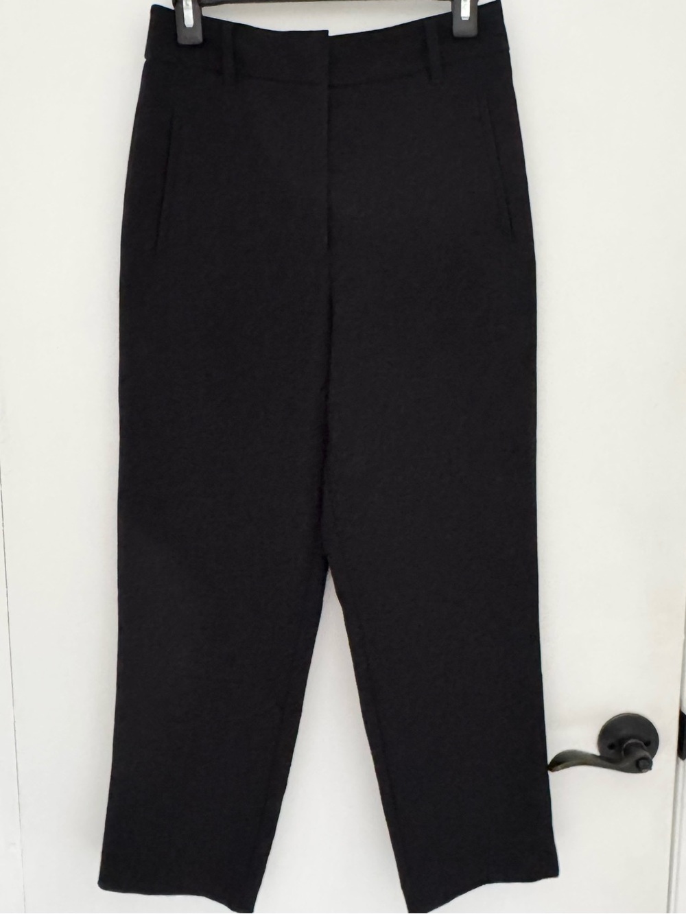 Aritzia Black high-rise Cropped Tailored Ankle Pants - Minimalist Workwear